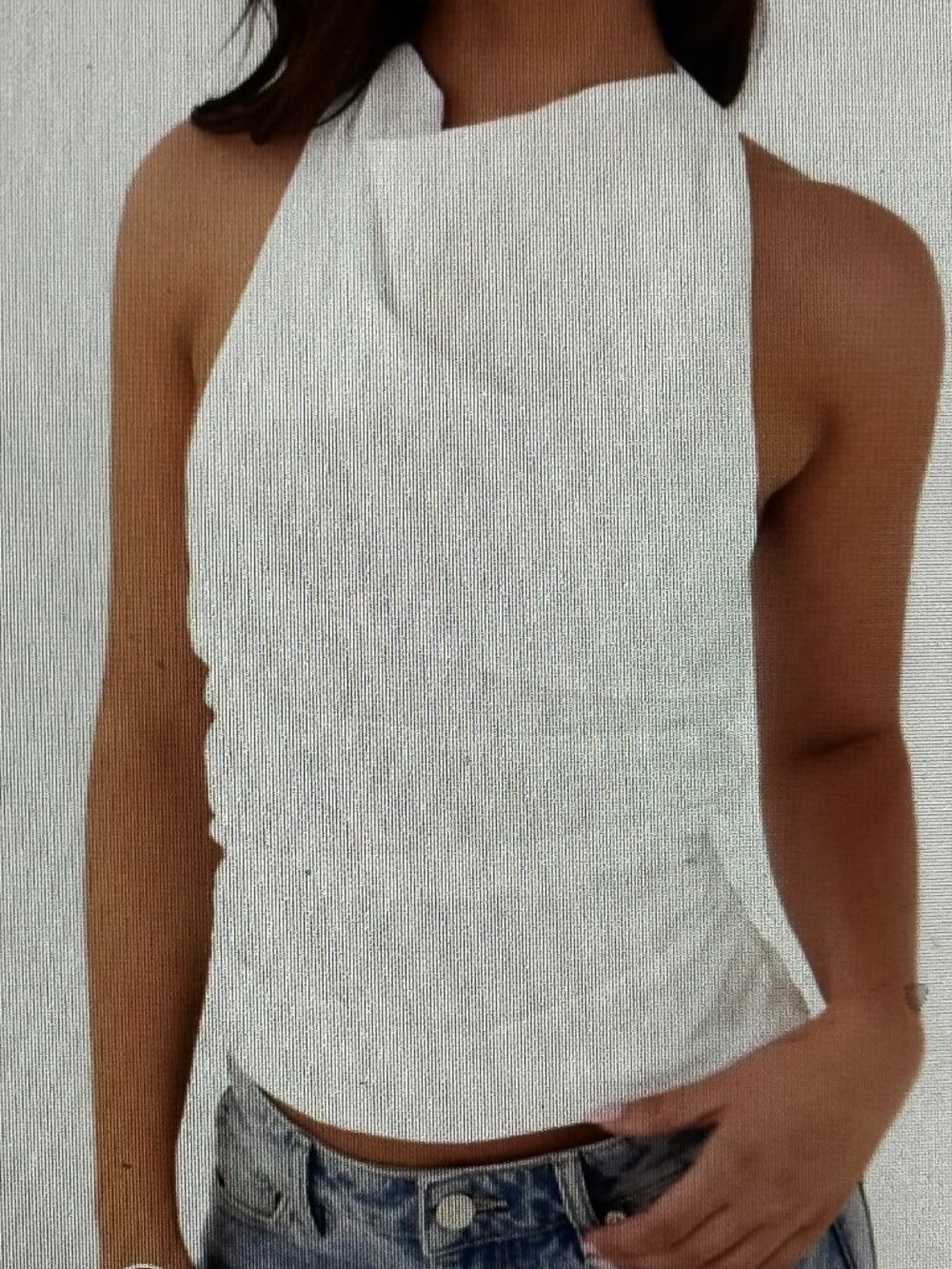 Peppermayo Cloud Whisper Linen Top - White NWT SIZE 0
